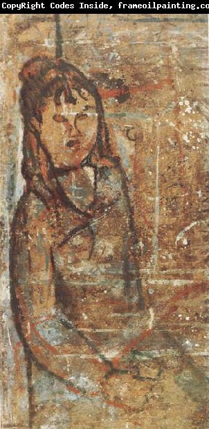 Amedeo Modigliani Femme assise tenant un verre (mk39)